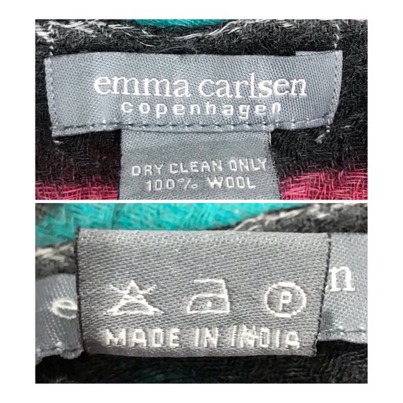 Anthro “Bright Borders Scarf” by Emma Carlsen - Picture 6 of 9